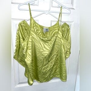 Green Zebra Print Women's sleepwear